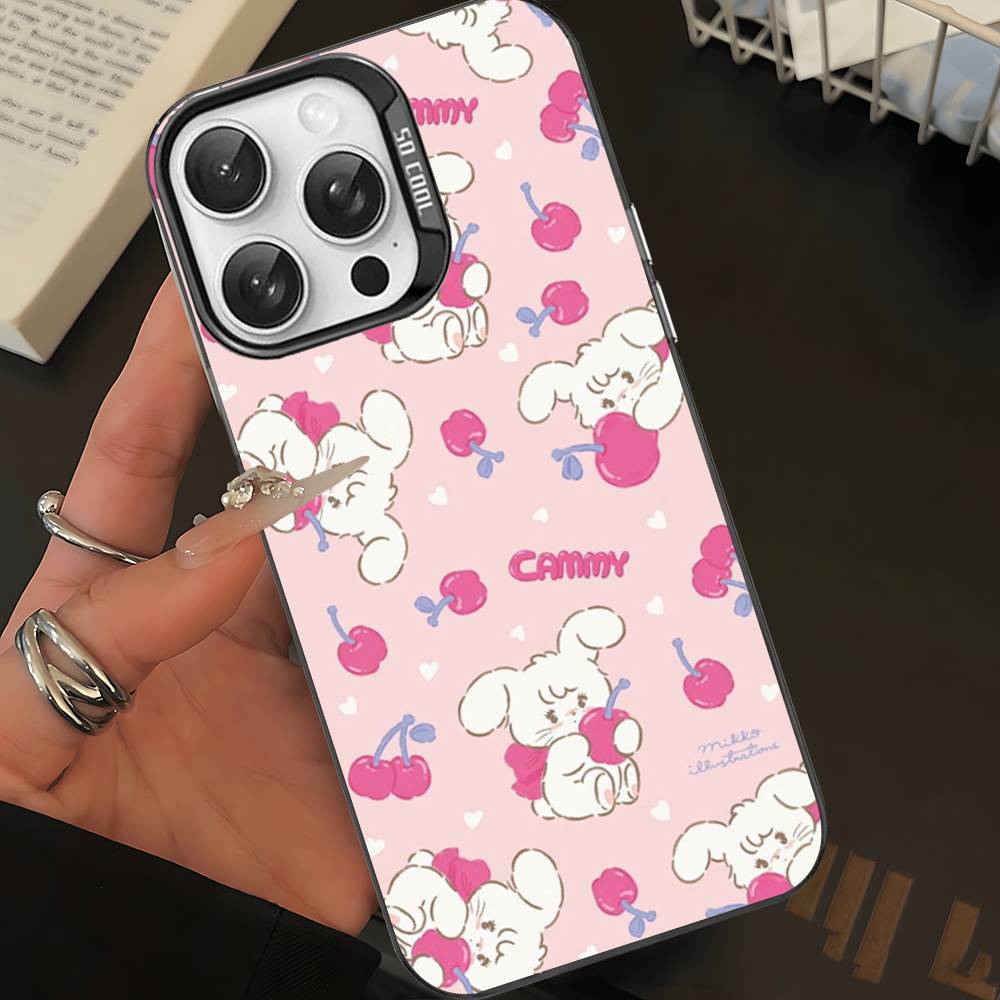 Artiste Populaire M-Mikko Pour IPhone 17 16 15 14 13 12 11 Pro Max Plus Couleur Mate Coque Arrière de Téléphone