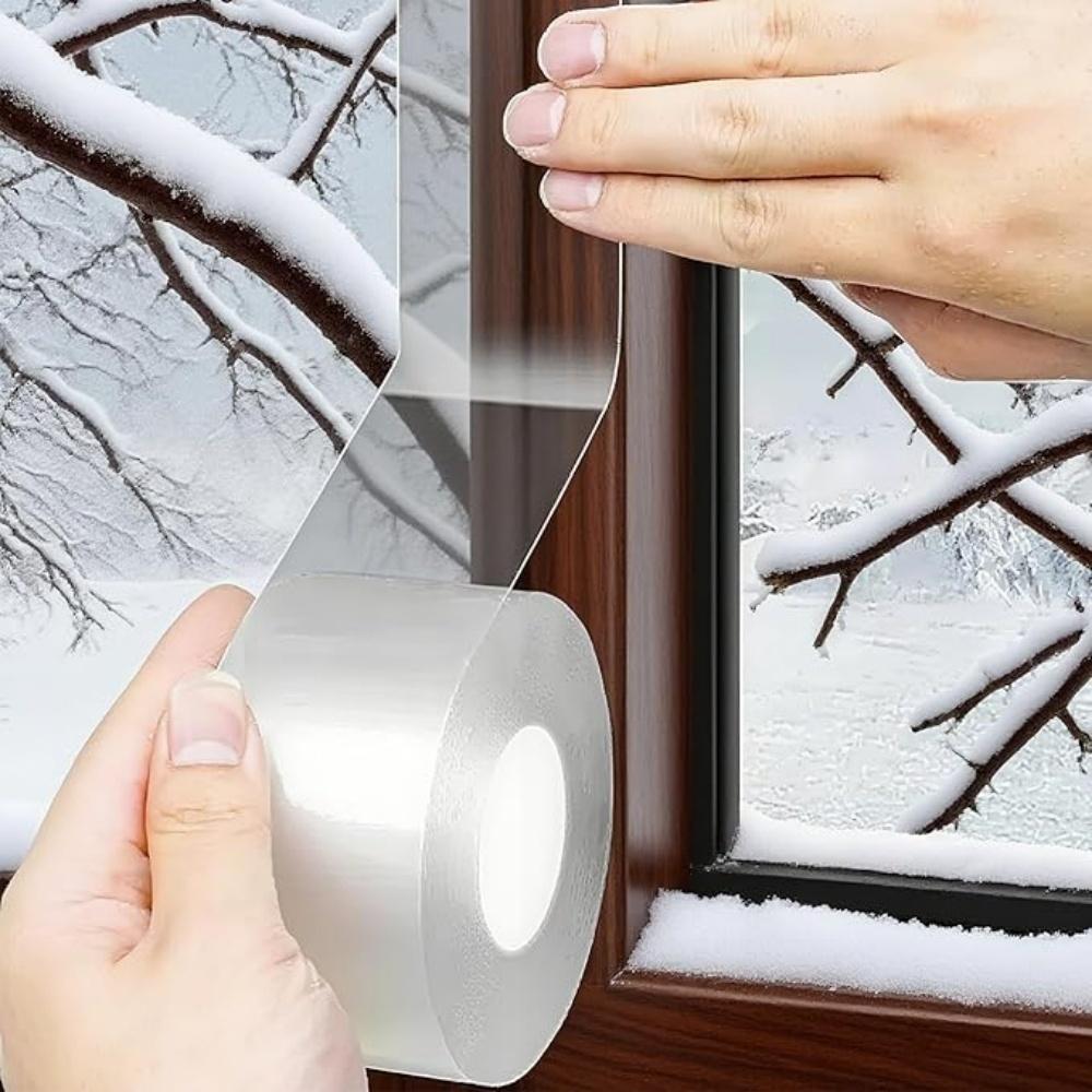 1pc 5m/10m/20m Window Weather Sealing Tape Windproof Window Sealer for Winter Soundproof Cuttable Seal Strip Insulation Strip