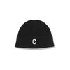C Logo Felt Applique Beanie Black CO2504CA09BK 278395