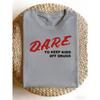 Durf Kinderen Weg te Houden van Drugs Grafisch T-shirt Retro 90s Print Katoen Casual Ronde Hals T-shirt Voor Mannen