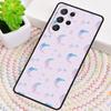 Moon Stars Pastel Silicone Phone Case For Samsung Galaxy Note 10 Pro S26 S25 S24 S23 S22 S21 Plus S25Ultra Capa Cover