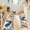 1 Stuk Anti-Vermoeidheid Keukenmatten Haan Print Waterdicht Antislip Dik Gevoerd Keukenmat Zwaar Comfort Staande Mat voor Keuken Badkamer