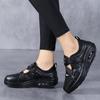 Buckle Rocking Shoes Air Cushion Casual Sports Shoes Breathable Walking Shoes Mom Shoes Elderly Shoes