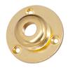 Replacement Guitar Jack Plate Metal Bass Top Cap Round Threaded Cover For Electric Guitar Parts And Headstock Accessories
