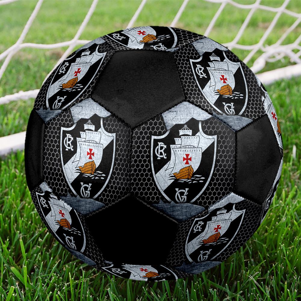 Balón de Fútbol CR Vasco da Gama, colorido, apto para todas las edades, cosido a máquina, material de PVC, calidad de competición, duradero y de alto rebote