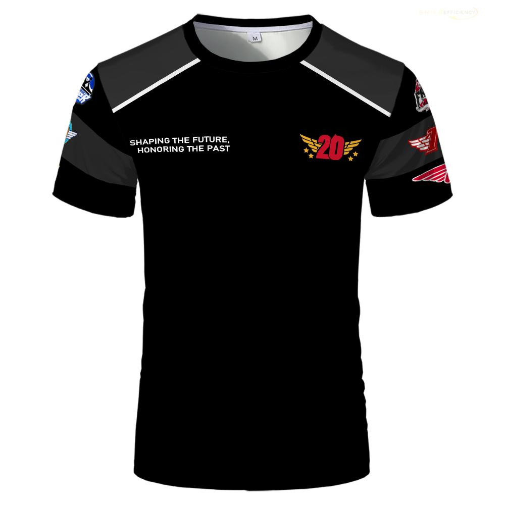 T-shirts Maillot Édition Limitée 20e Anniversaire T1 E-sports Club League Of Legends T1 T-shirt Tendance Tops de Soutien pour Fans de Faker