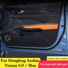 For Dongfeng Aeolus Yixuan GS Max Car Door Anti-kick Pad Interior Protection Sticker Door Decoration Stickers Auto Accessories