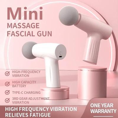 Hot Mini Fascial Massage Gun Vibration Massage Machine Muscle Relaxation Neck And Back Compression Massager Portable Fitness