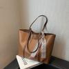 Simple and Largecapacity Bag, Women's New Casual Versatile Bucket Bag, Fashionable Shoulder Tote Bag, One Piece To Pass
