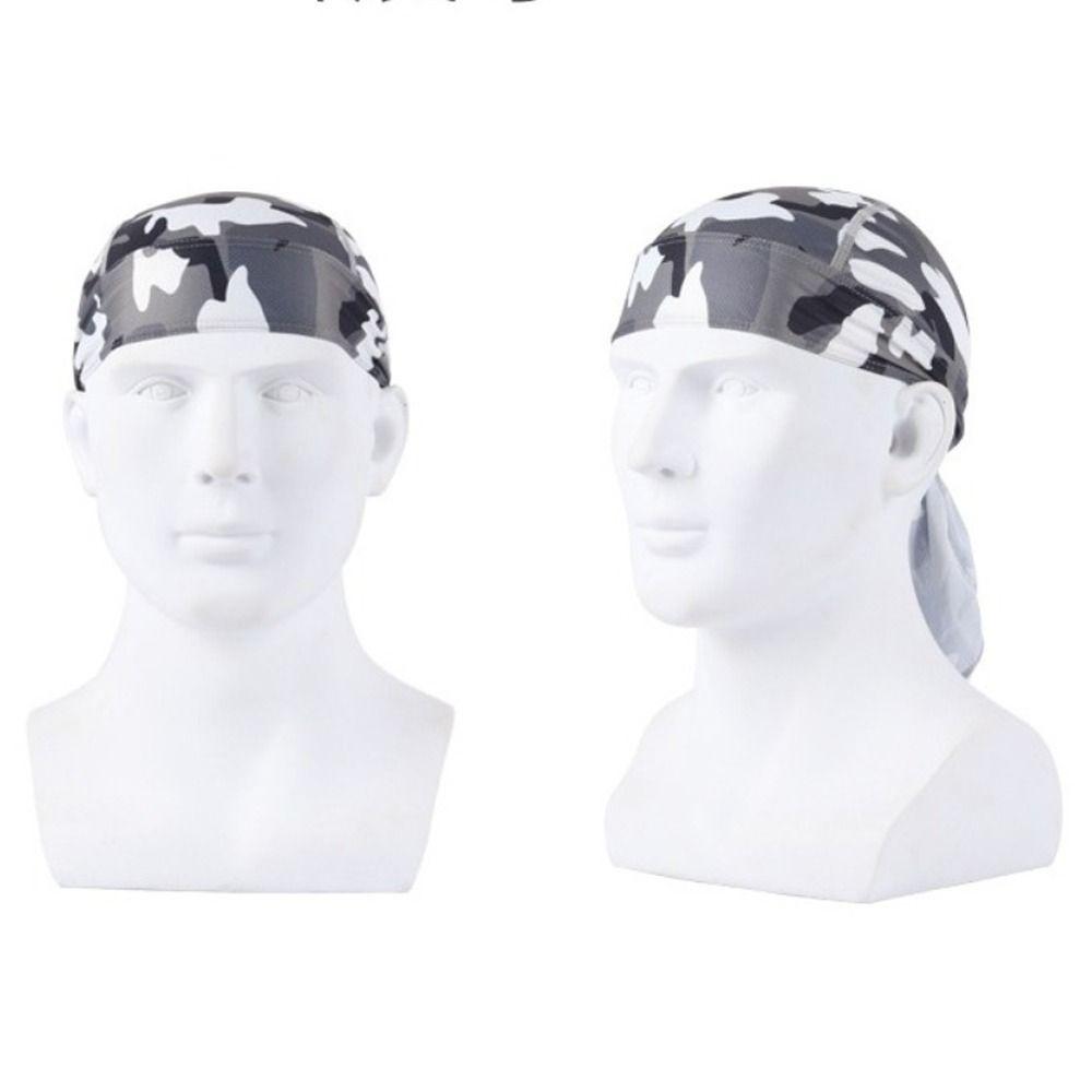 Quick Dry Cycling Cap Sweat Breathable Bandana Headscarf Fishing Sun Cap Pirate Cap Riding