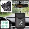 Car Key Case Signal Blocker Bag RFID Shielding Pocket For Opel Astra G H J K F Corsa D Zafira B Insignia Mokka Regal Accessories