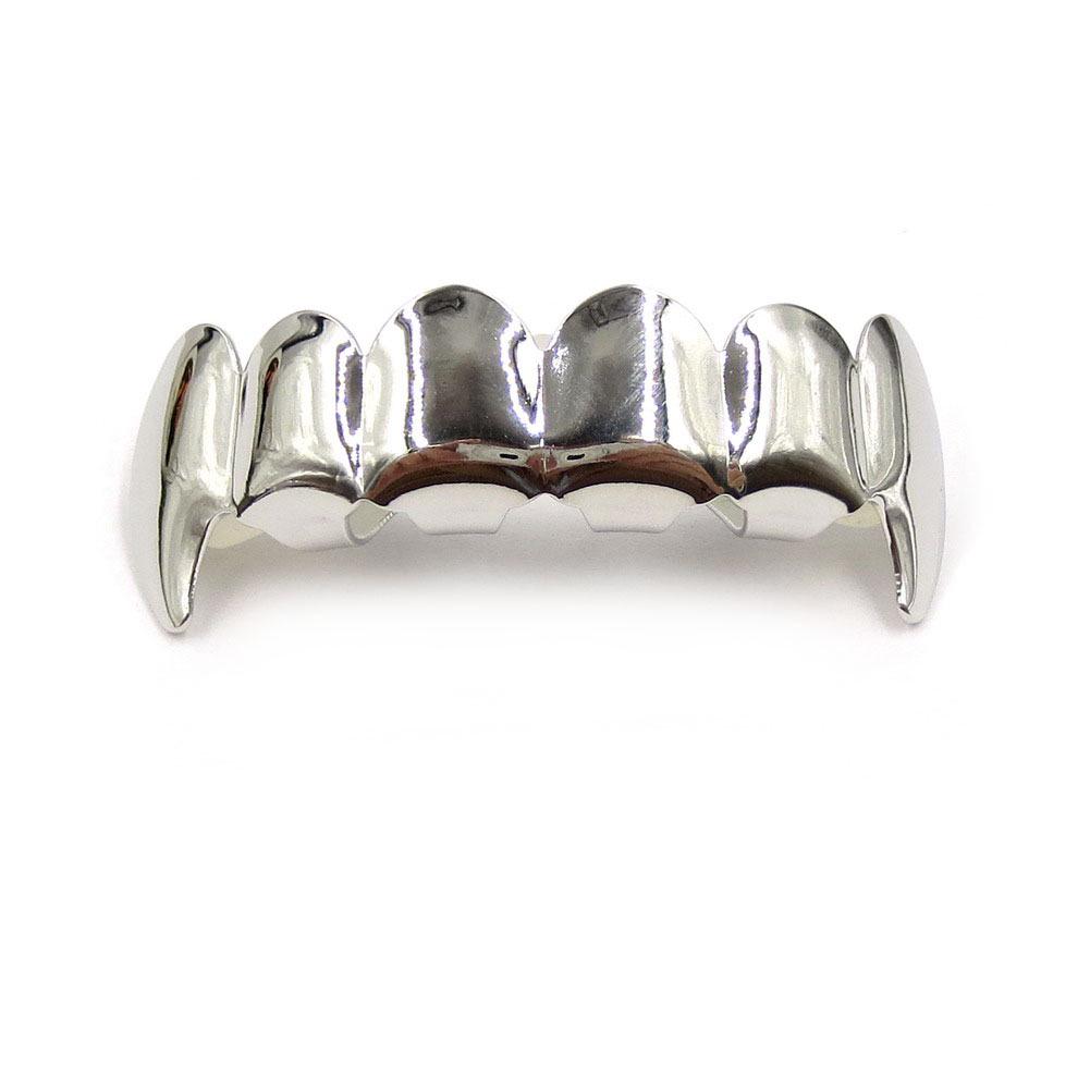 European Hot Item: Real Gold Plated Hip Hop Fangs Mouthguard Grillz Decoration
