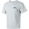 Embroidered Letter Design Casual Breathable Short Sleeve T-Shirt With Dropped Shoulders SS24 Men Tops Gray 630352-10