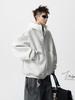 Unisex Heavyweight Rivet Hoodie Cardigan - Autumn/Winter 2025 Trendy Loose-Fit Jacket