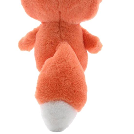 Plush Pink Cheek Fox Keychain Stuffed Animal Doll Key Ring Holder