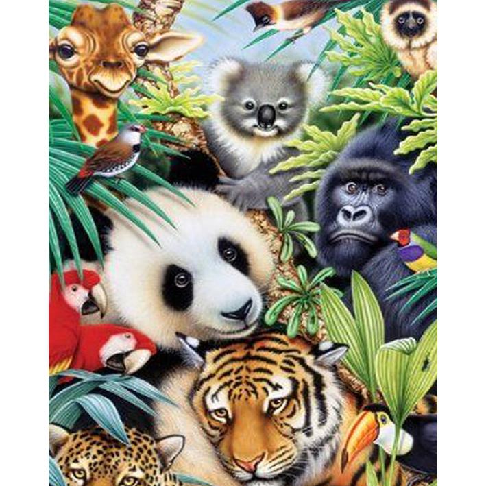 5D DIY Pandas Diamond Painting Embroidery Full Drill Home Decoration