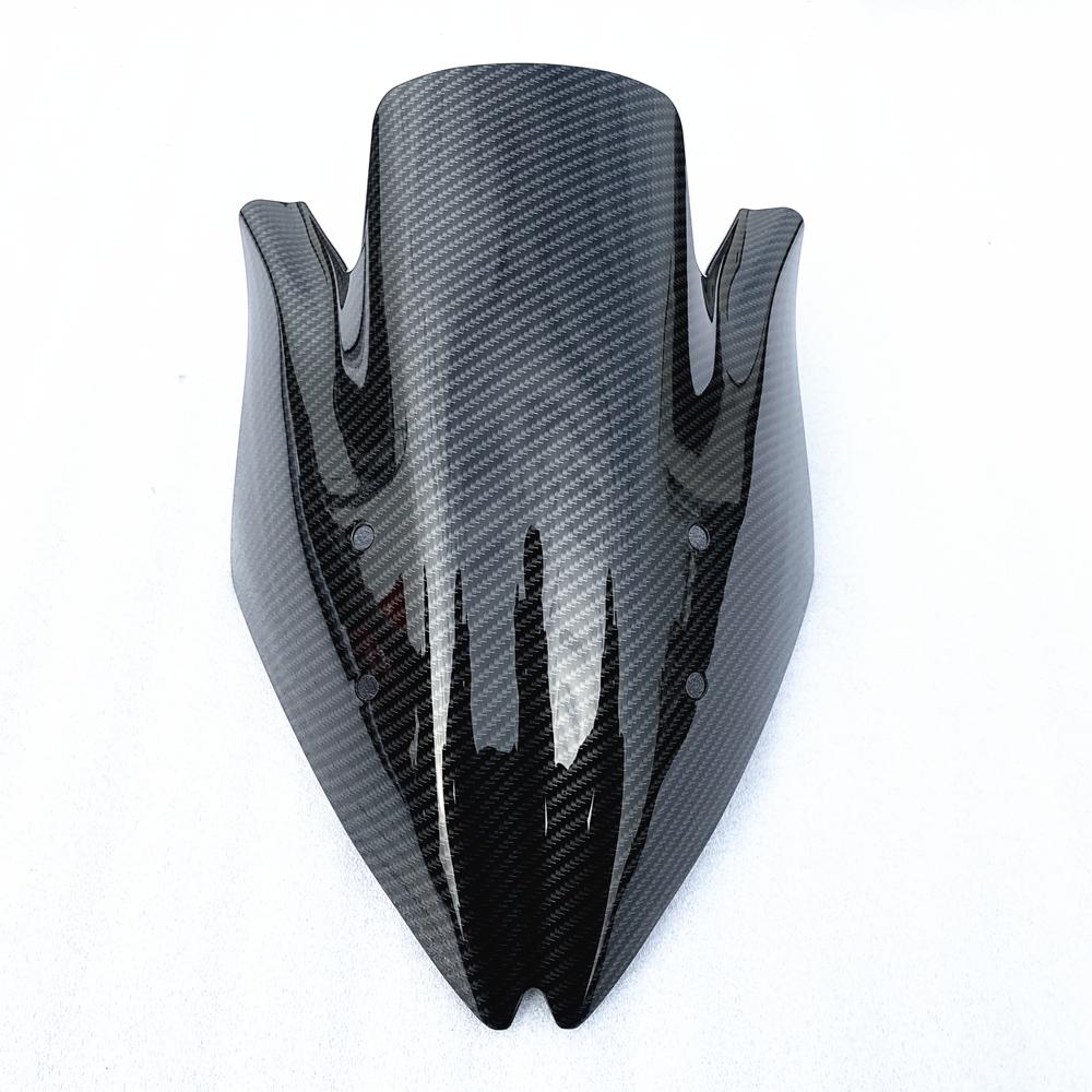 Motorcycle Windshield For Kawasaki Z1000 2007 2008 2009 Z 1000 z 1000 Carbon WindScreen Double Bubble NINJA z1000 07 08