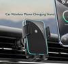 Hipacool Car Phone Holder Wireless Charging with Light Phone Stand In Car for Volvo/bmw/mazda/tesla Car Accessories Interior