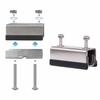 4/6PCS Van Roof Rack Mount Kit Stainless Steel RVs Photovoltaic Brackets Roof Racks Camping Steel Stability Box Brackets Box