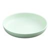 Dinner Plate Solid Color Smooth Surface Easy Cleaning Microwave Safe Food Grade Tableware Round Shape Food Plate Home Anti-Slip Base