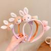 1-20PCS Kid Hair Ornament Easter Children Headband Plush Face Wash Headwrap Girls Cute Hair Clip Accessories Hairband