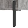 Desk Grey Sonoma 140x50x75 cm Particleboard