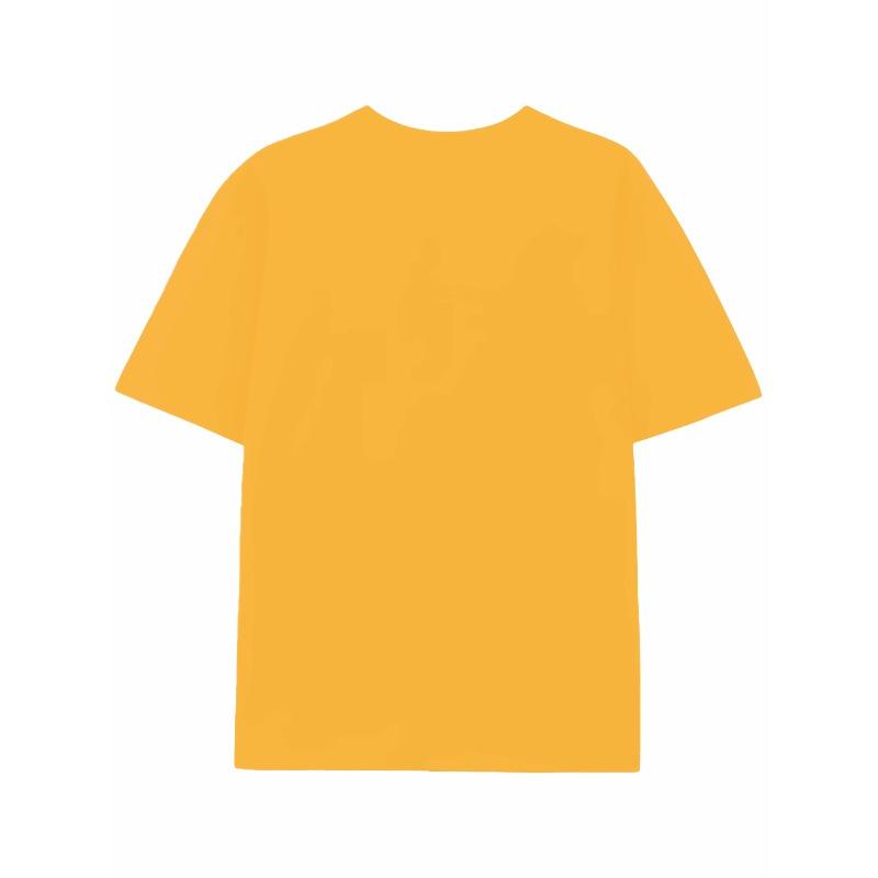 European sizes Cute Cat Print Round Neck Short Sleeve T-Shirt for Girls - Summer New Arrival Children's Clothing with Cartoon Pattern