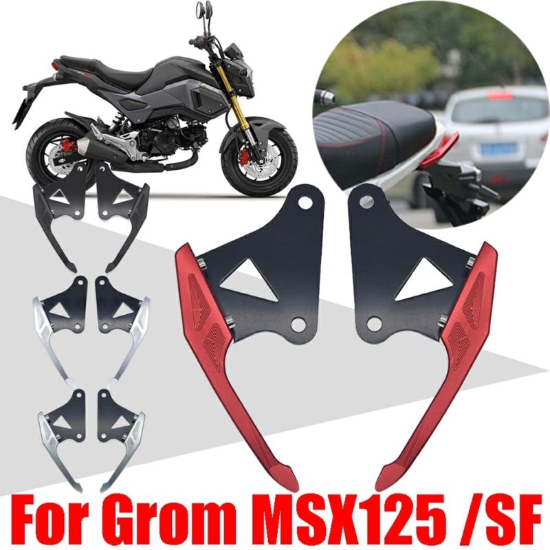 Motorcycle Aluminum-alloy Rear Grab Bars Rear Seat Pillion Passenger Grab Rear Tail Handle Bar Durable Suitable for MSX