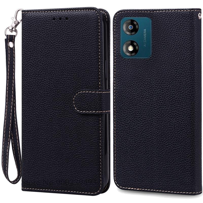 E13 Case For Motorola Moto E13 Case Leather Wallet Flip Cover For Moto E13 Phone Case For Motorola Moto E13 Capa Case Fundas