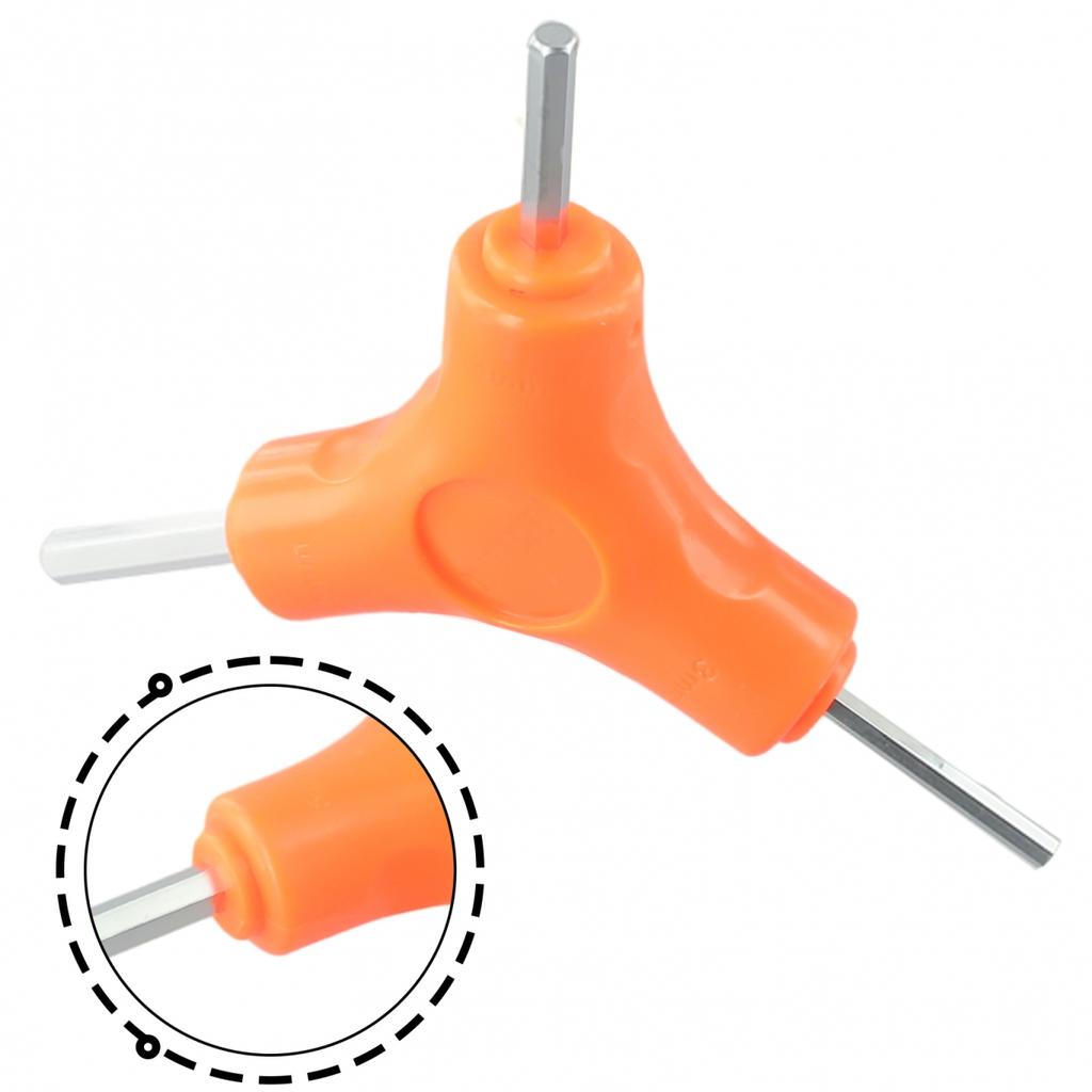 Atslēga Trigeminal Sešskaldņu Atslēga 2.5/3/4/5/6/8mm Hroma Vanādija Tērauds
