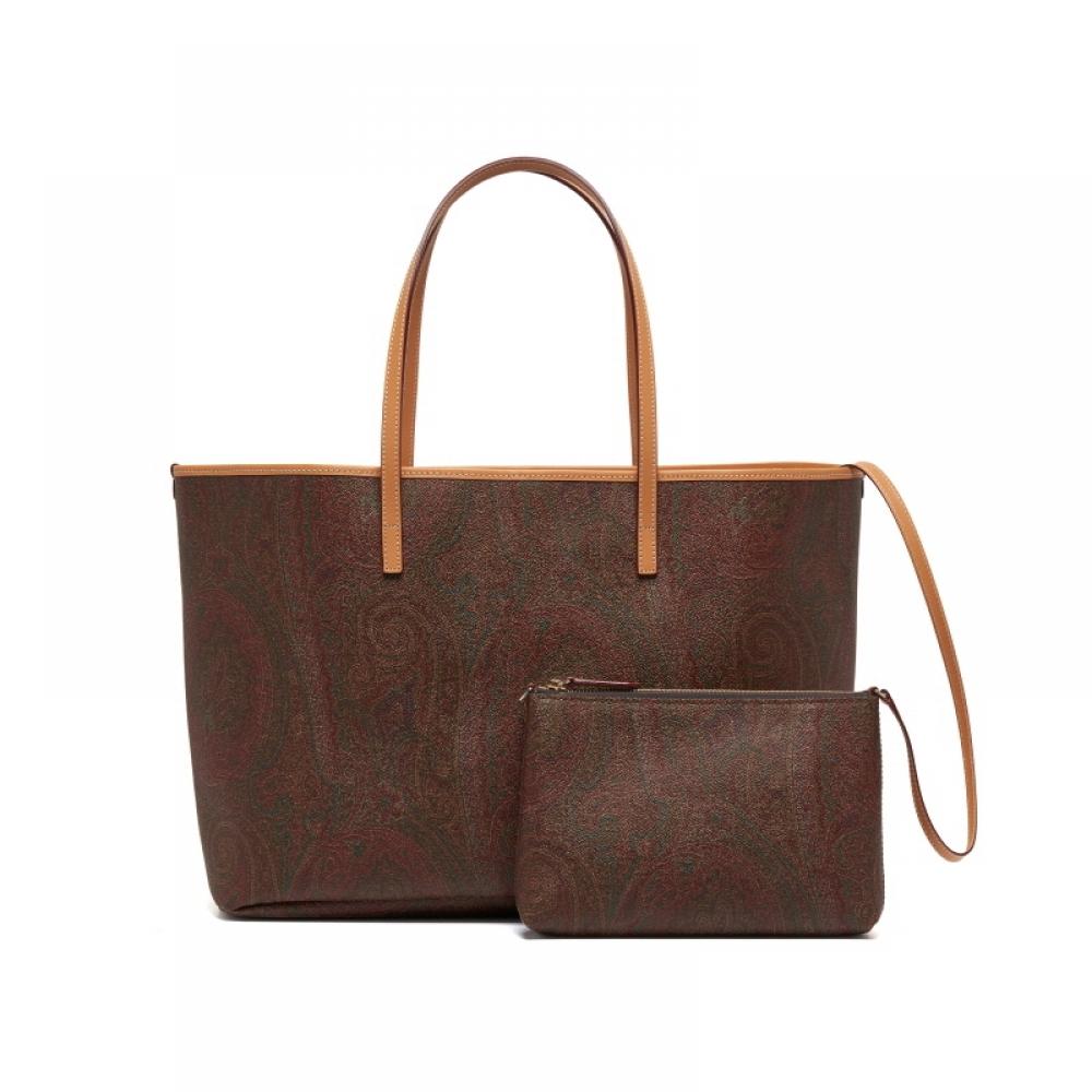 Bolsa Tote Jacquard Paisley Média Etro Wp1d0032aa054