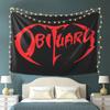 Erwachsenes Nachrufband Logo Death Metal Trucker Wandteppich Ästhetische Heimdekoration Wandteppiche für Wohnzimmer Schlafzimmer