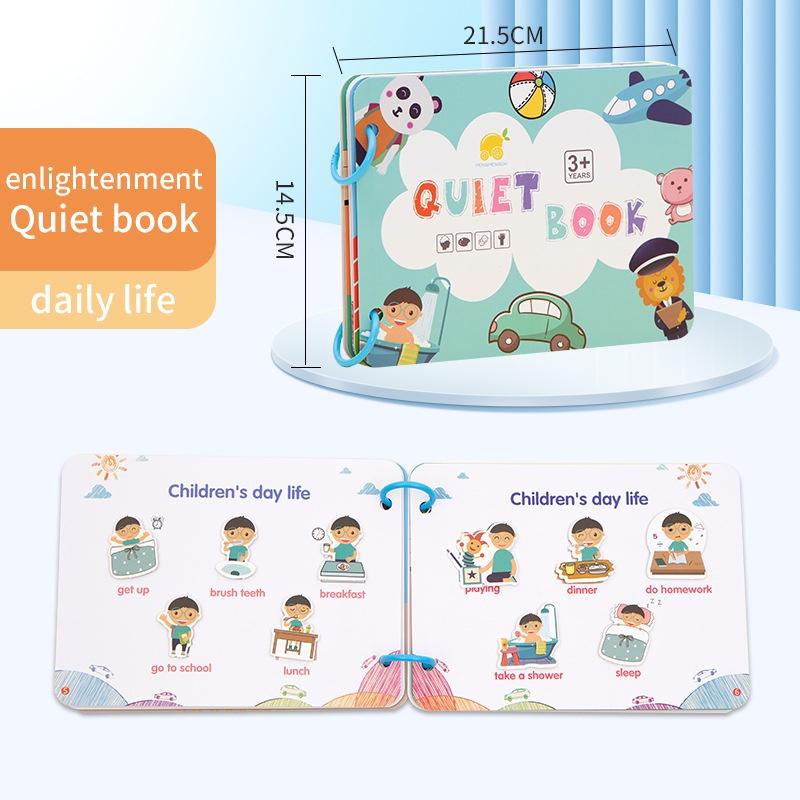 Busy Book For Children Interactive Educational Toy For Ages 4-6 Sensory Learning And Fine Motor Skills Development Yc-72