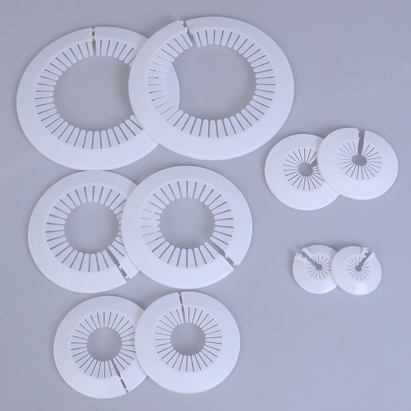 2Pcs Wall Hole Duct Cover Shower Faucet Angle Valve Pipe Plug Decoration Cover