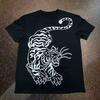 Men's Vintage Retro Tiger Trendy Gothic Harajuku Print T Shirt Summer Oversize Tee Women Streetwear Casual Top Y2k Grunge