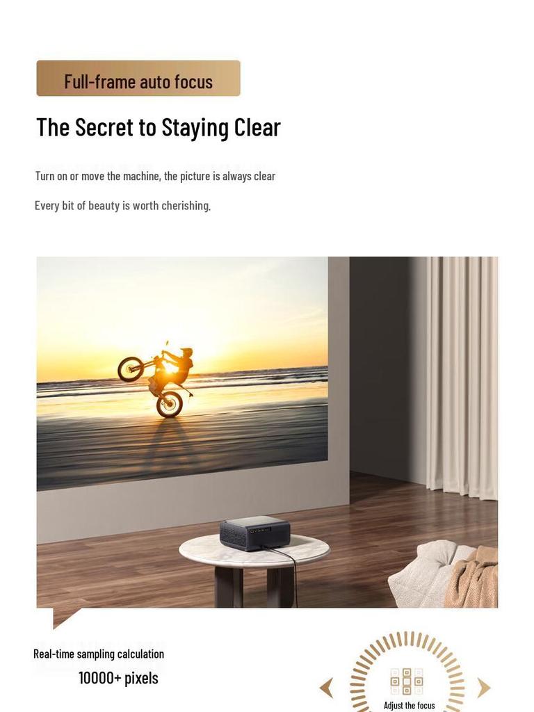 Konka H31 1080P HD Projector: Ideal for Home, Office, or Mobile Screen Mirroring