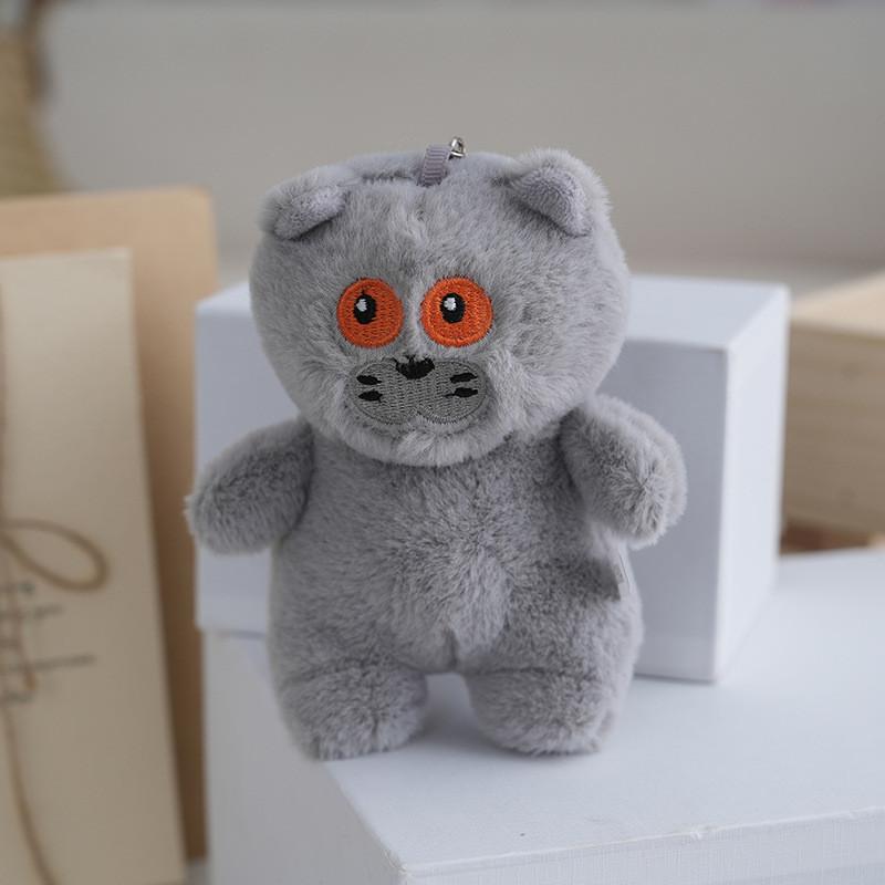 Entzückende Plüschkatzenpuppe Weiche PP-Baumwolle Stofftier Niedliches Geschenk Kissen