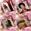 Bruno Mars Album Cushion Cover Anti-dustmite Pillowcase Invisible Zipper Silky Short Plush Sofa Cushion Cover