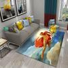 Ancient Greek Mythology Carpet Non-slip Area Rug for Home Living Room Bedroom Bathroom Floor Decorative