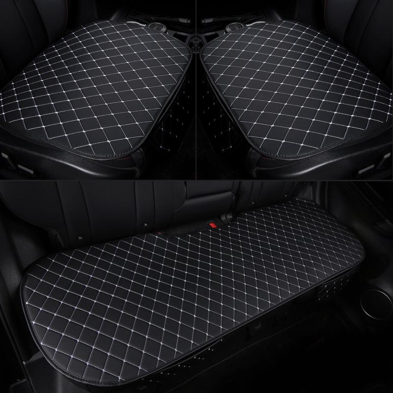 PU Universal Car Seat Covers Protector Seats Cushion Mats For Alfa Romeo Stelvio Giulia Dodge JUCV Fait Bravo