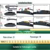 Compatible with Volkswagen Lavida/Starry Sky/Facelift/Classic/Qihang - Frameless Silent Wiper Blade