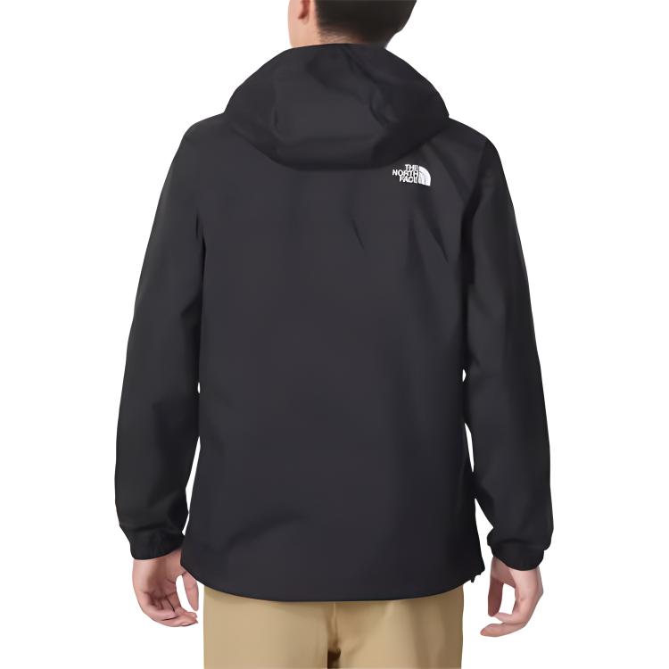The North Face Waterproof And Windproof To Keep Warm Windbreaker Jacket Men's Black NF0A7QOH-4HO