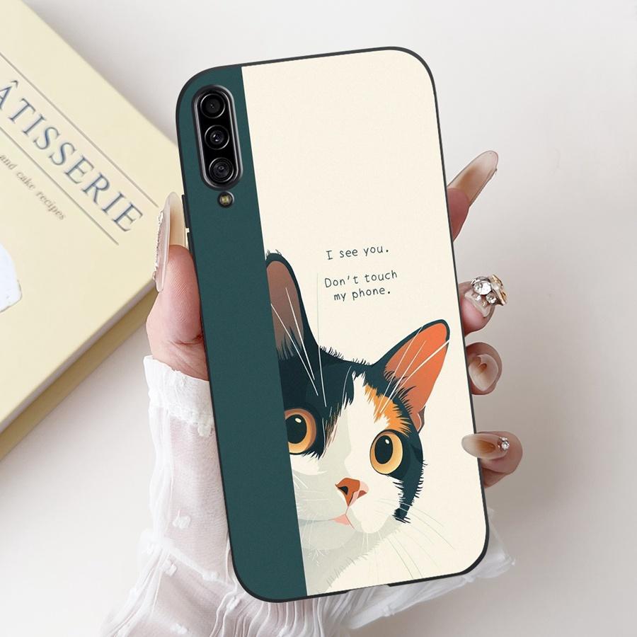 For Samsung Galaxy A09 5G Case SM-A908B Cover Cartoon Painted Soft Silicone Shells for Samsung A50 A50s A30 A30s A20 Phone Funda