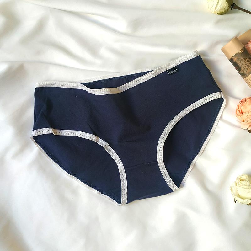 High Quality Comfort Mid-waist Cotton Panties Female Summer Breathable Package Hip Large Size Ladies Triangle Panties Summer Female Sexy Briefs