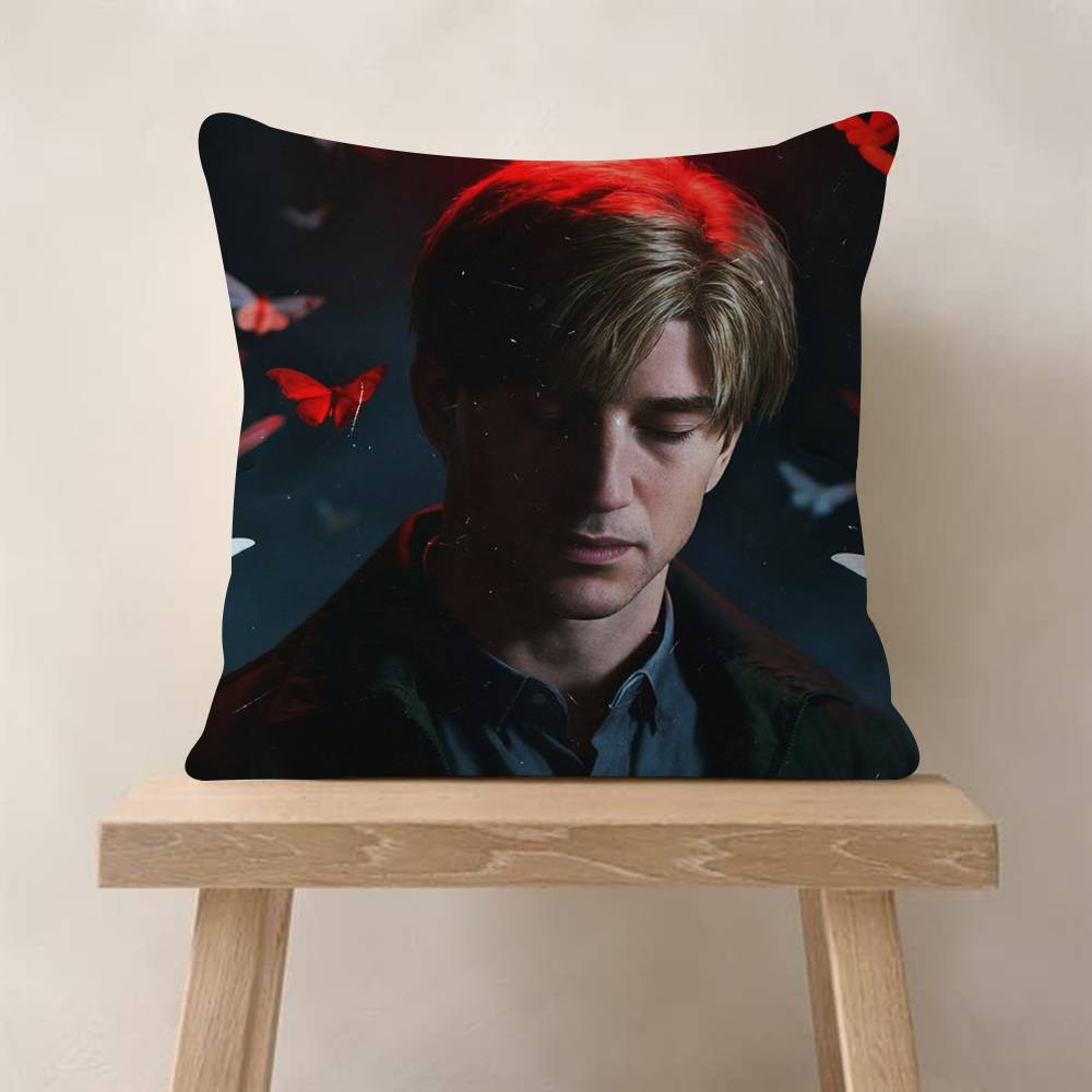 Game SSilent Horror Hill 3 Maple Design Cushion Cover Happy Autumn Harvest decor Holiday Decorati Pillow Cover
