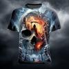 Men's T-Shirt,3D Printing, O-neck ,Short Sleeve,Casual,Lightweight Top,sport Wear ,casual ,Large Size,Fashion