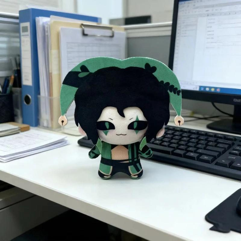 The Freak Circus 10cm New Plush Pierrothe Harlequin Freaks Pierrot Plush Dolls Toys Anime Game Peripherals Plushie Pendant Gifts