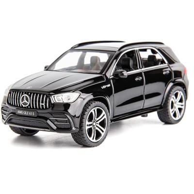 Macchinina SUV Benz AMG GLE 63S in scala 1/32, modello di auto pull back pressofuso in lega con veicoli giocattolo con luce e suono per bambini ragazzi