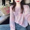 Gentle Long-sleeved Soft Waxy Sweaters Are Popular In Autumn and Winter, Lazy and High-end Small Knitted Tops.