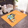 Bluey And Friends Adventure Themed Anti-Slip Rugs - Polyester Home Decor, Suitable for Bedrooms, Living Rooms, Doorways, Studios, and Decorations